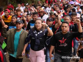 ¡Un Pueblo Unido Jamás Será Vencido! Caminata hacia la Hacienda El Vapor en honor a los Héroes y Mártires