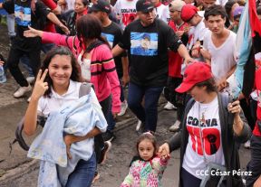 ¡Un Pueblo Unido Jamás Será Vencido! Caminata hacia la Hacienda El Vapor en honor a los Héroes y Mártires