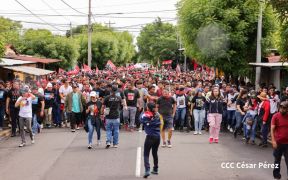 ¡Un Pueblo Unido Jamás Será Vencido! Caminata hacia la Hacienda El Vapor en honor a los Héroes y Mártires