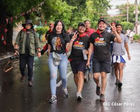 ¡Un Pueblo Unido Jamás Será Vencido! Caminata hacia la Hacienda El Vapor en honor a los Héroes y Mártires