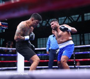 Velada de Boxeo Regreso a Casa en el Polideportivo Alexis Arguello