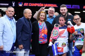 Velada de Boxeo Regreso a Casa en el Polideportivo Alexis Arguello