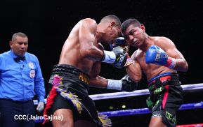 Velada de Boxeo Regreso a Casa en el Polideportivo Alexis Arguello