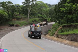 Inauguración tramo de Carretera en Río Blanco 