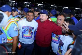 Entrega flota de buses de 250 a transportistas de Managua