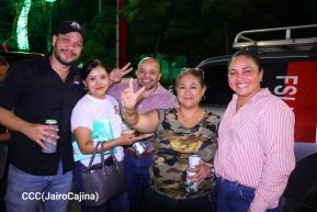Celebran Vigilia en recibimiento y saludo al 45/19 en la Avenida de Bolívar a Chávez en Managua