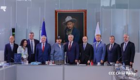 Presidente Comandante Daniel y Compañera Rosario se reúnen con delegación de Alto Nivel de la Federación de Rusia