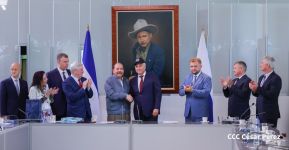 Presidente Comandante Daniel y Compañera Rosario se reúnen con delegación de Alto Nivel de la Federación de Rusia