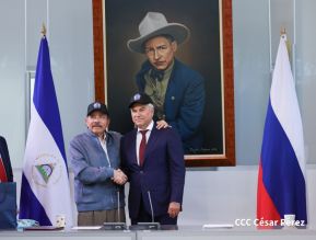 Presidente Comandante Daniel y Compañera Rosario se reúnen con delegación de Alto Nivel de la Federación de Rusia