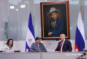 Presidente Comandante Daniel y Compañera Rosario se reúnen con delegación de Alto Nivel de la Federación de Rusia