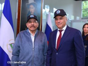 Presidente Comandante Daniel y Compañera Rosario se reúnen con delegación de Alto Nivel de la Federación de Rusia