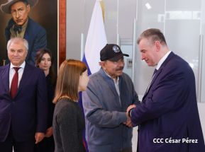 Presidente Comandante Daniel y Compañera Rosario se reúnen con delegación de Alto Nivel de la Federación de Rusia