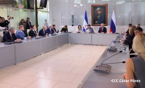 Presidente Comandante Daniel y Compañera Rosario se reúnen con delegación de Alto Nivel de la Federación de Rusia