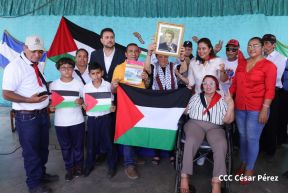 Heroína palestina Leila Khaled de visita en Nicaragua