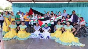 Heroína palestina Leila Khaled de visita en Nicaragua