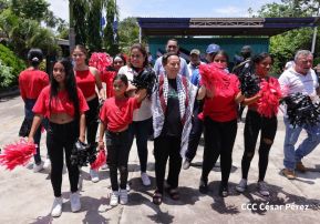 Heroína palestina Leila Khaled de visita en Nicaragua