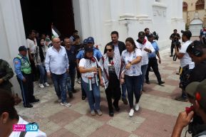 Heroína palestina Leila Khaled de visita en Nicaragua