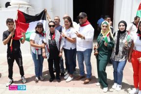 Heroína palestina Leila Khaled de visita en Nicaragua