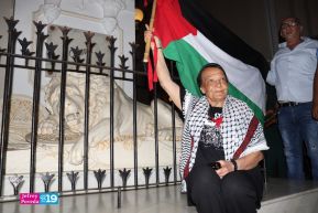 Heroína palestina Leila Khaled de visita en Nicaragua