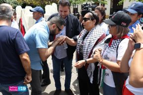 Heroína palestina Leila Khaled de visita en Nicaragua
