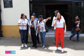 Heroína palestina Leila Khaled de visita en Nicaragua