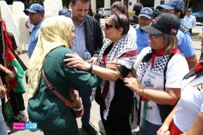Heroína palestina Leila Khaled de visita en Nicaragua
