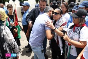 Heroína palestina Leila Khaled de visita en Nicaragua