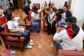 Heroína palestina Leila Khaled de visita en Nicaragua