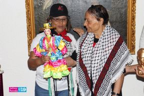 Heroína palestina Leila Khaled de visita en Nicaragua