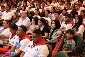 Heroína palestina Leila Khaled de visita en Nicaragua