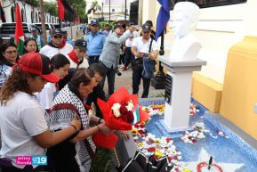 Heroína palestina Leila Khaled de visita en Nicaragua