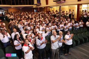 Heroína palestina Leila Khaled de visita en Nicaragua