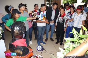 Heroína palestina Leila Khaled de visita en Nicaragua