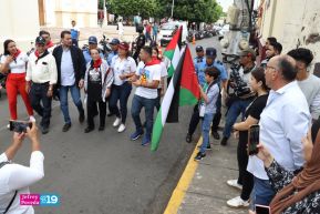 Heroína palestina Leila Khaled de visita en Nicaragua