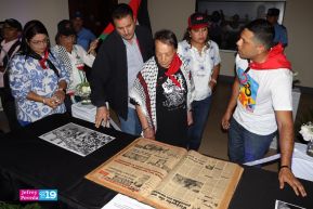 Heroína palestina Leila Khaled de visita en Nicaragua