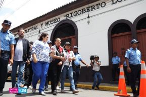 Heroína palestina Leila Khaled de visita en Nicaragua
