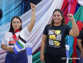 Heroína palestina Leila Khaled de visita en Nicaragua