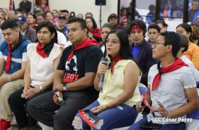 Heroína palestina Leila Khaled de visita en Nicaragua