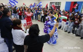 Heroína palestina Leila Khaled de visita en Nicaragua