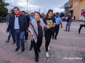 Heroína palestina Leila Khaled de visita en Nicaragua