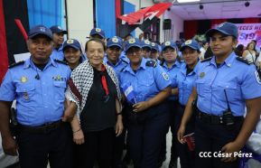 Heroína palestina Leila Khaled de visita en Nicaragua