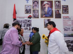 Heroína palestina Leila Khaled de visita en Nicaragua