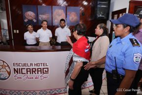 Heroína palestina Leila Khaled de visita en Nicaragua