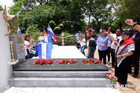 Heroína palestina Leila Khaled de visita en Nicaragua