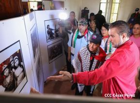 Heroína palestina Leila Khaled de visita en Nicaragua