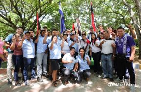 Heroína palestina Leila Khaled de visita en Nicaragua