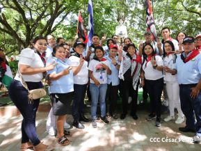 Heroína palestina Leila Khaled de visita en Nicaragua