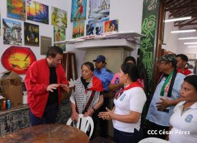 Heroína palestina Leila Khaled de visita en Nicaragua