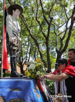 Heroína palestina Leila Khaled de visita en Nicaragua