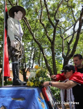Heroína palestina Leila Khaled de visita en Nicaragua
